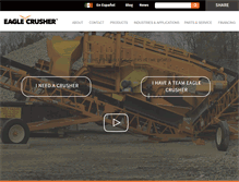 Tablet Screenshot of eaglecrusher.com